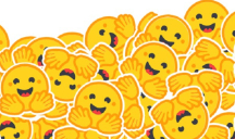 La start-up Hugging Face vient du jeu vidéo et tire son nom de l'emoji avec des mains de chaque côté.