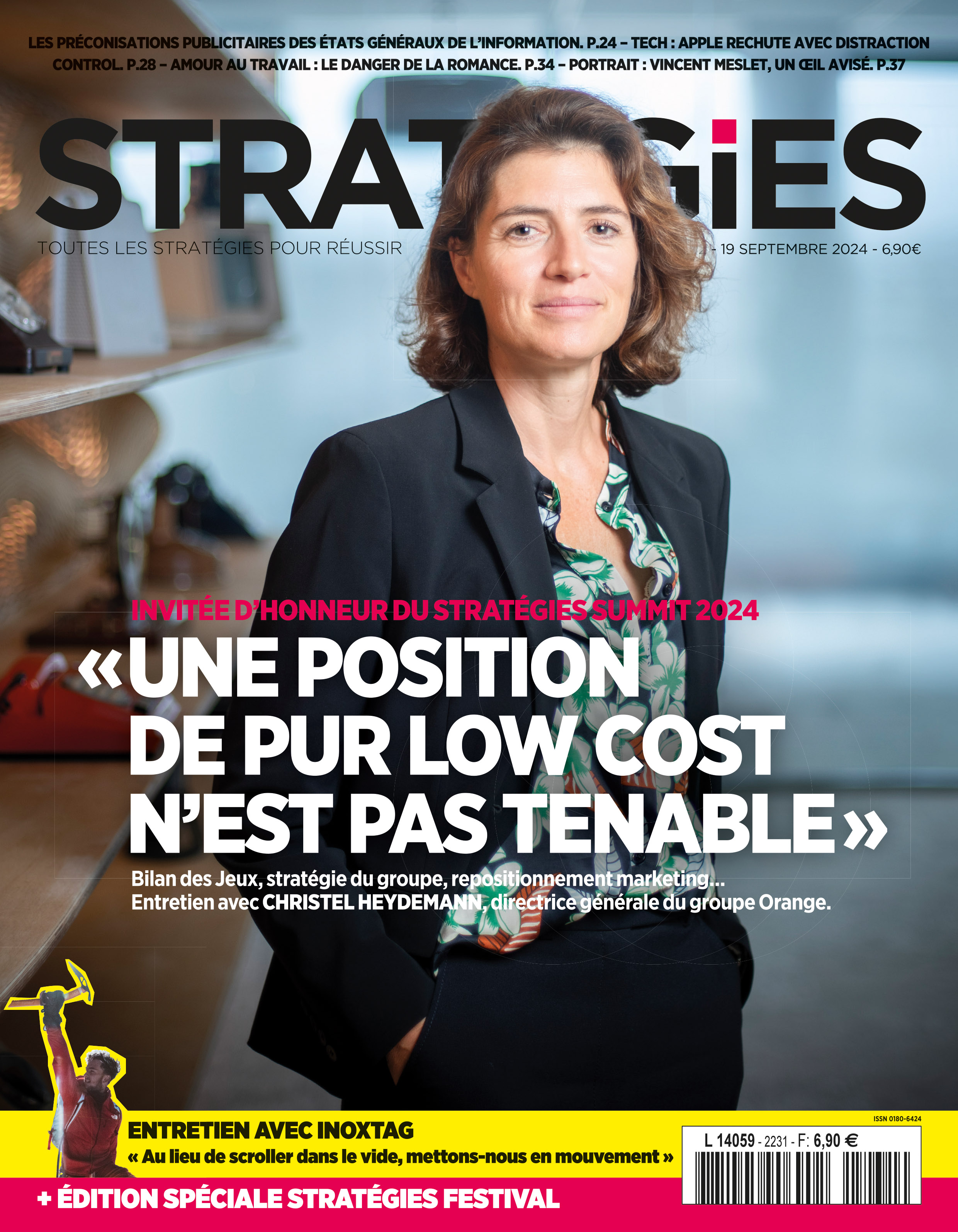 Couverture du magazine Stratégies n°2231 : La méthode Heydemann pour booster Orange