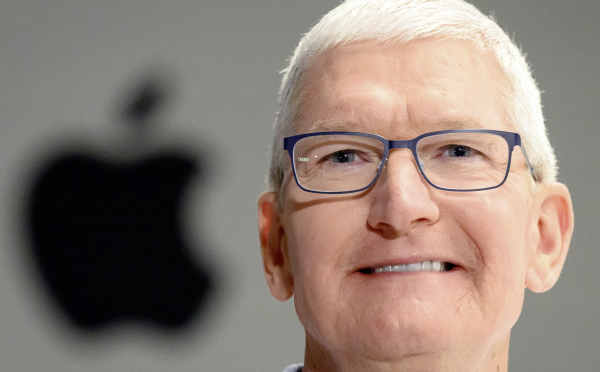 Tim Cook, le patron d'Apple, en 2023. 