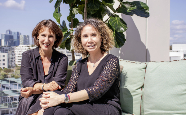 Alexandra Chabanne, CEO de GroupM, et Emmanuelle Schaedelé, directrice de l’investissement responsable et head of publishing de l'agence.