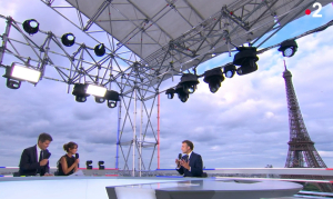 Le 23 juillet, Emmanuel Macron était interviewé sur France 2 par Thomas Sotto et Nathalie Iannetta.