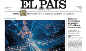 « Paris émerveille le monde sous le déluge », s'enthousiasme Carlos Arribas dans le quotidien espagnol El Pais, parlant ni plus ni moins de la « cérémonie la plus audacieuse, de mémoire d'homme ». 
