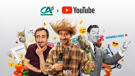 BETC pour Crédit Agricole - "La Chaîne YouTube du Crédit Agricole faite pour les jeunes"