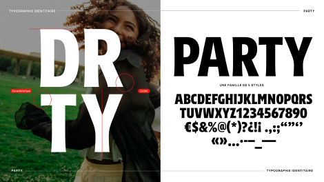 4uatre pour Groupe Fnac Darty – « Party, une typographie identitaire pour Darty »