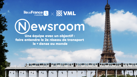 VML pour Île-de-France Mobilités – « Newsroom Île-de-France Mobilités »