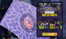 Supercolor pour Toulouse Football Club – « Nouveau site pour les violets du TéFéCé »