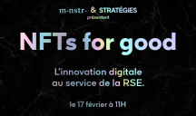 STRATEGIES x MNSTR | NFTs for good, l'innovation digitale au service de la RSE